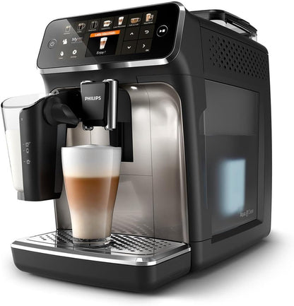 Philips EP5447/94 |  5400 LatteGo Automatic Espresso Machine, Chrome | 12 Recipes